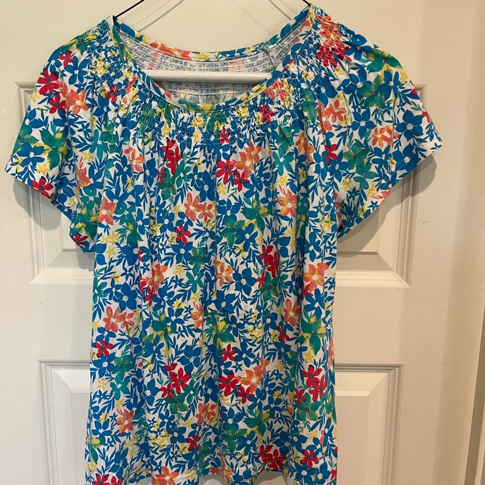 Kim Rogers Multicolor Floral Blouse